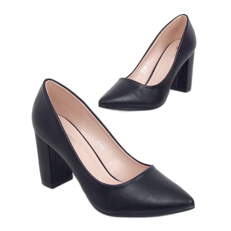 Bombas en el poste negro NF-65P Negro