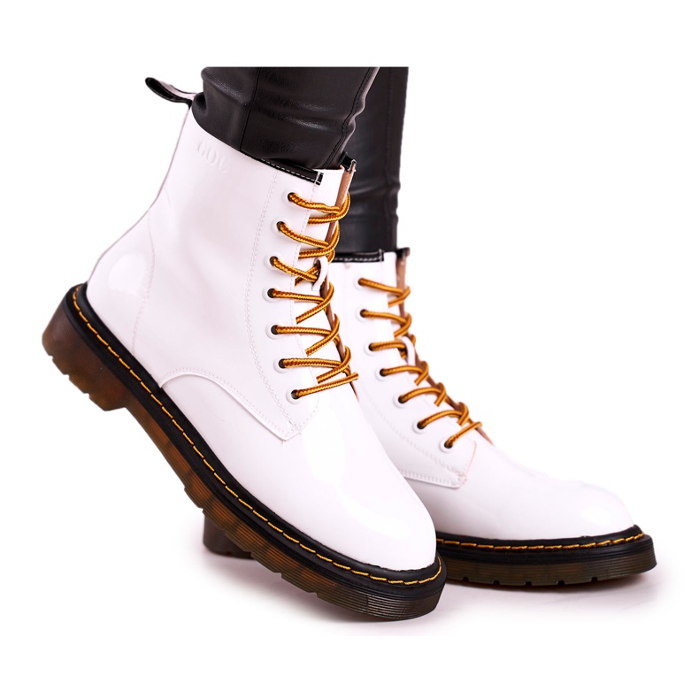 Botas de Mujer Botas de Piel Blancas GOE GG2N3057A blanco Botas de Mujer Botas de Piel Blancas GOE GG2N3057A blanco