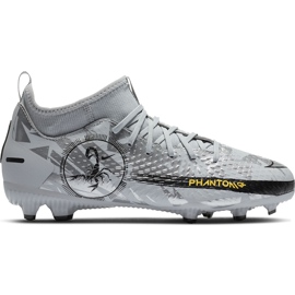 Zapatillas de fútbol Nike Phantom Gt Scorpion Academy Dynamic Fit FG / MG Junior DA2287 001 gris-plata gris