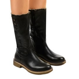 Botas negras Galaphaura con aislamiento negro