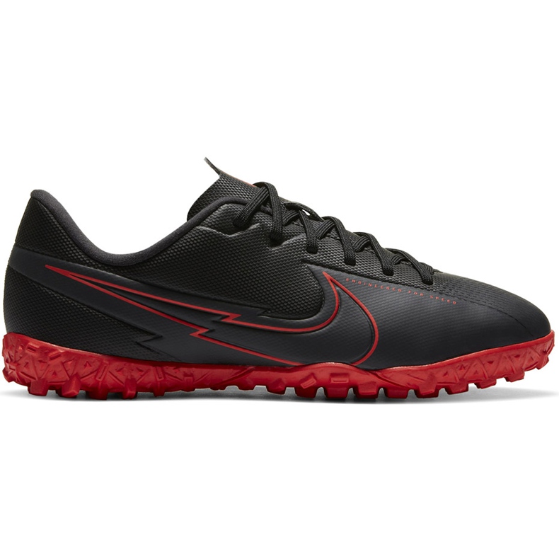 Calzado de fútbol Nike Mercurial Vapor 13 Academy Tf Junior AT8145 060 negro, rojo negro