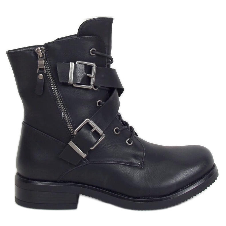 Botas militares negras 88041 Black negro