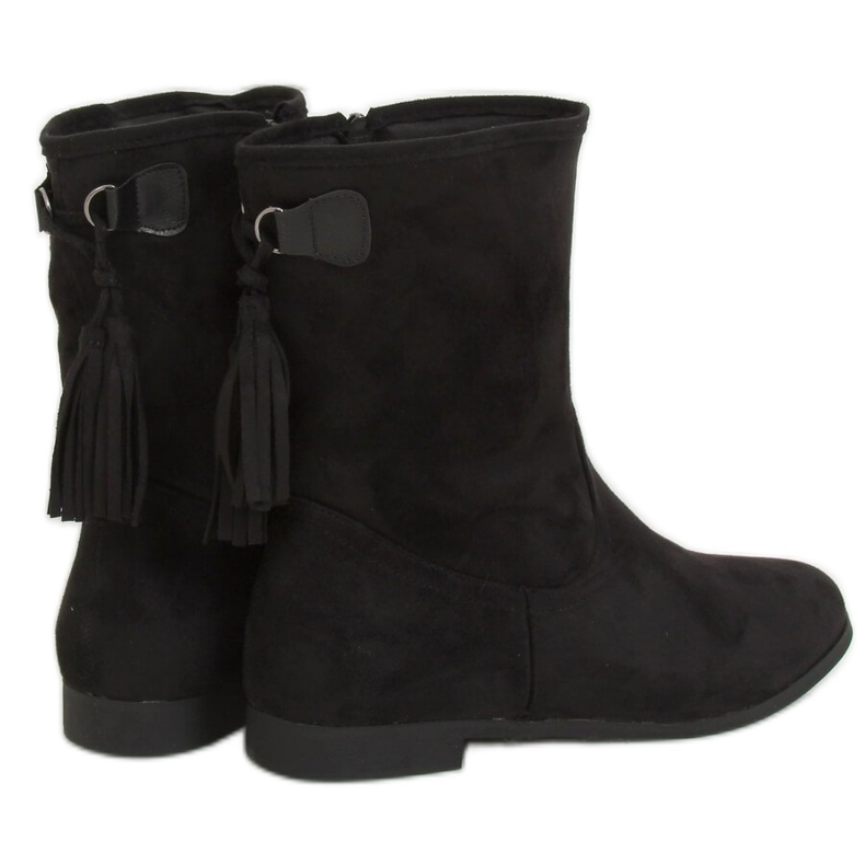 Botas negras para mujer J19-97 Negro Ii Calidad