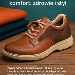 Zapatos de hombre para mayores de 50 años: comodidad, salud y estilo.