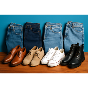 Zapatos de hombre con jeans: cómo elegir zapatos para diferentes cortes de mezclilla