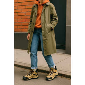 Estilo Gorpcore: ¿cómo llevar zapatos de trekking en la ciudad?