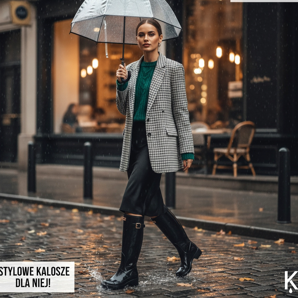 Botas de agua de moda para mujer: calzado elegante para los días de lluvia