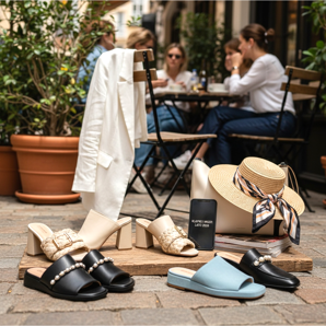 Chanclas y mules: calzado de moda para el hogar y la ciudad para el verano de 2026