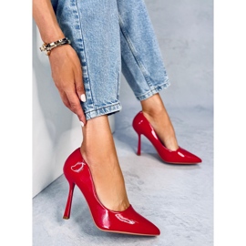 Anika Zapatos de salón de mujer lacados en Rojo 4
