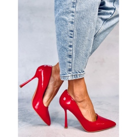 Anika Zapatos de salón de mujer lacados en Rojo 3