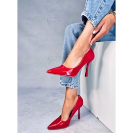 Anika Zapatos de salón de mujer lacados en Rojo 5