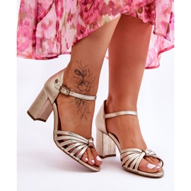 Sandalias Cómodas Piel Maciejka 06025-25 Oro dorado 6