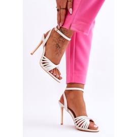 Sandalias Mujer Tacón Blanco My Darling 2