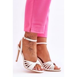 Sandalias Mujer Tacón Blanco My Darling 6