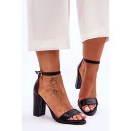 WD1 Sandalias Tacón Negro Individual 2