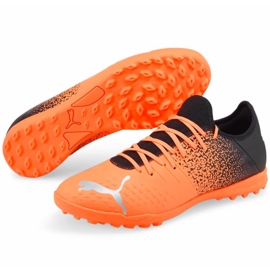 Botas de fútbol Puma Futuro Z 4.3 Tt M 106770 01 naranjas y rojos 4