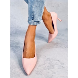 Zapatos de salón mujer Ladd Pink lacados rosado 3