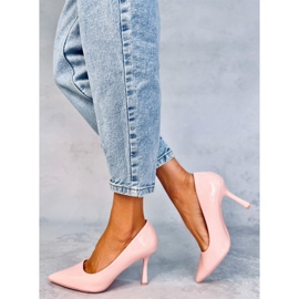 Zapatos de salón mujer Ladd Pink lacados rosado 2