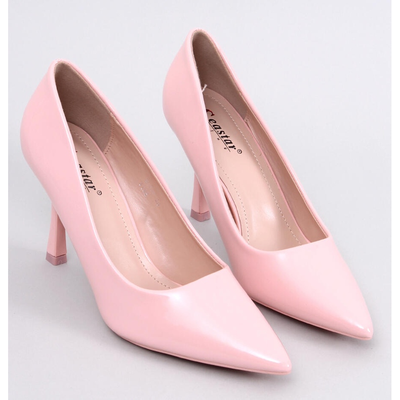Zapatos de salón mujer Ladd Pink lacados rosa 1