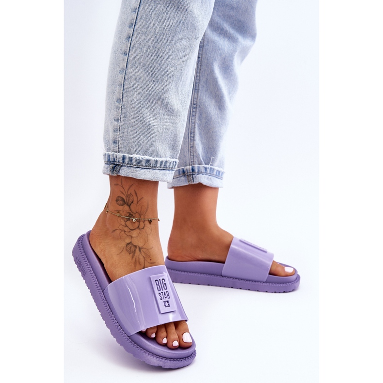 Pantuflas Mujer Big Star JJ274A304 Violeta 2