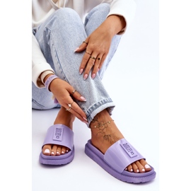 Pantuflas Mujer Big Star JJ274A304 Violeta 5