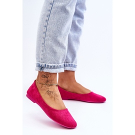 Bailarina Mujer Ante Fucsia Lasota rosado 5