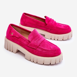 Slip-on Mujer Ante Fucsia Fiorell rosado 5