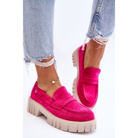 Slip-on Mujer Ante Fucsia Fiorell rosado 10