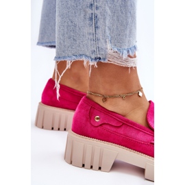 Slip-on Mujer Ante Fucsia Fiorell rosado 11