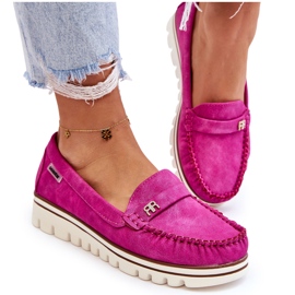 PS1 Mocasines De Mujer Con Plataforma Fucsia Mirren rosado 12