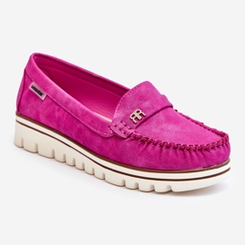 PS1 Mocasines De Mujer Con Plataforma Fucsia Mirren rosado 3