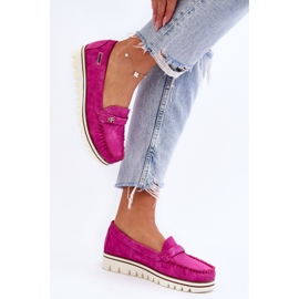 PS1 Mocasines De Mujer Con Plataforma Fucsia Mirren rosado 5