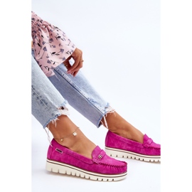 PS1 Mocasines De Mujer Con Plataforma Fucsia Mirren rosado 2