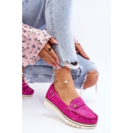 PS1 Mocasines De Mujer Con Plataforma Fucsia Mirren rosado 11