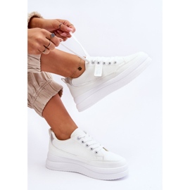 Zapatillas Deportivas Clásicas Mujer Blanco Ronesha 6