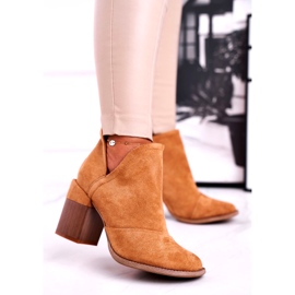 Bella Paris Botas de Mujer en Tacón Camel Cut Meliori marrón 1 Bella Paris Botas de Mujer en Tacón Camel Cut Meliori marrón 1