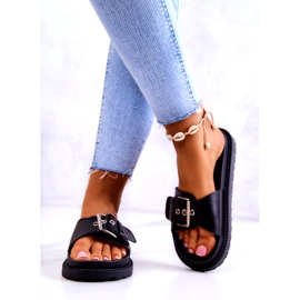 Zapatillas Clásicas Con Hebilla Big Star JJ274A307 Negro 1