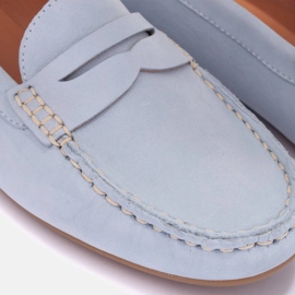 Marco Shoes Mocasines suela flexible azul 6