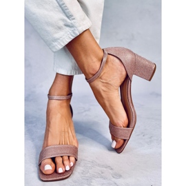 Sandalias de tacón Meghan Champagne rosado 2