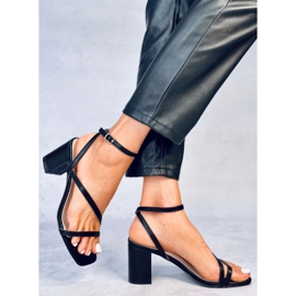 Sandalias de tacón Theresa Black negro 3