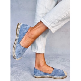 Alpargatas Phair Jeans con aberturas azul 3