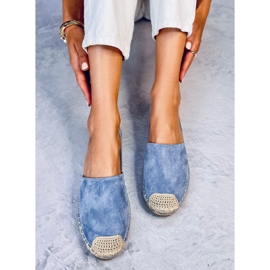 Alpargatas Phair Jeans con aberturas azul 4