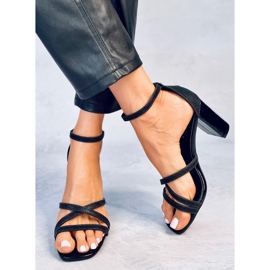 Sandalias de tacón negras Elizabeth negro 2