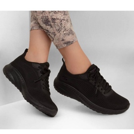 Skechers Memory Foam Bobs Squad Chaos Zapatos W 117209 Bbk negro 1
