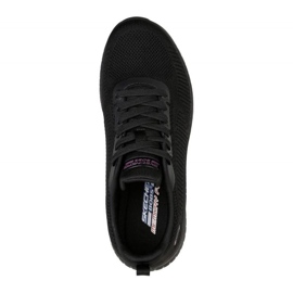 Skechers Memory Foam Bobs Squad Chaos Zapatos W 117209 Bbk negro 2