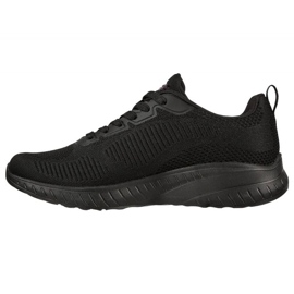 Skechers Memory Foam Bobs Squad Chaos Zapatos W 117209 Bbk negro 4