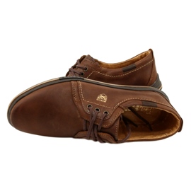 Polbut Zapatos hombre piel 343 DK.Camel marrón 4