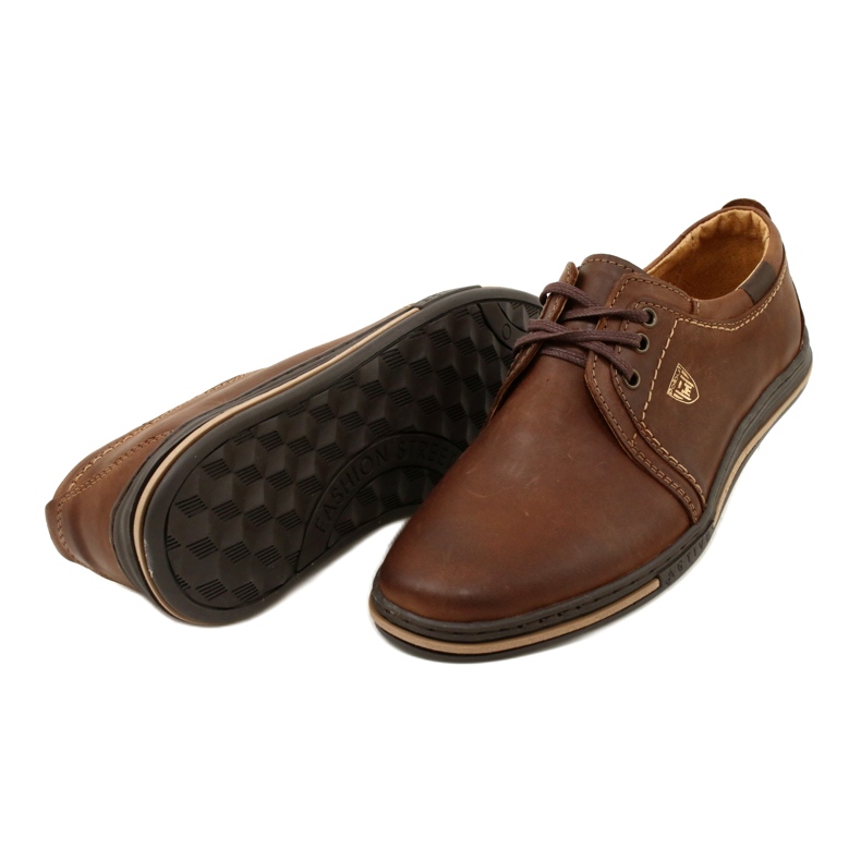 Polbut Zapatos hombre piel 343 DK.Camel marrón 3 Polbut Zapatos hombre piel 343 DK.Camel marrón 3