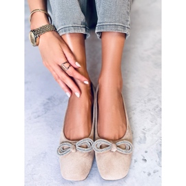 Serna Bailarina ante lazo Kaki beige 1