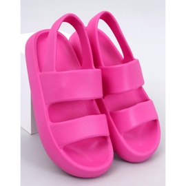 Sandalias Goma Boddie Fucsia rosado 5